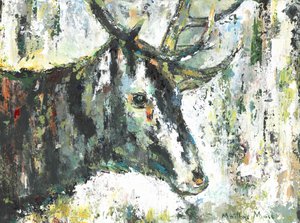 Textured Forest Stag