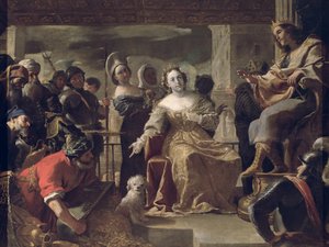 The Queen of Sheba before Solomon by Mattia Preti