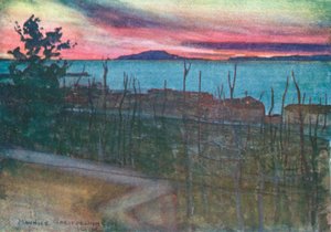Ischia from Castellamare, Sunset