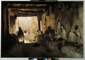 The Butchers of the Oasis of Chelma, Biskra, Algeria