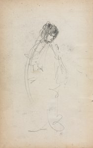 Italian Sketchbook: Standing Woman page 1, 1898-1899