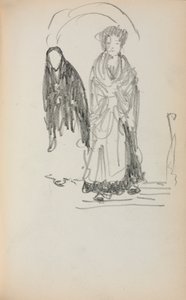 Italian Sketchbook: Two Standing Women by Maurice Brazil Prendergast