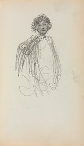 Italian Sketchbook: Woman, Waist Length Page 217