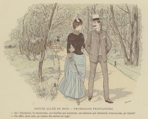 Illustration for Paris Brillant by Maurice Charles Mathieu Bonvoisin