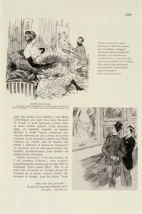 First sitting for a portrait, 1895 by Maurice Charles Mathieu Bonvoisin