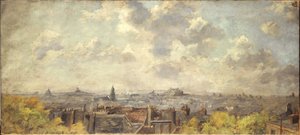 Panoramic View of Paris, Taken from Rue Victor-Massé, in April 1886