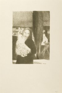 Mother and Child Under a Cypress Tree by Maurice Denis