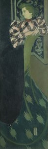 Portrait of Madame Ranson in green, 1893 by Maurice Denis
