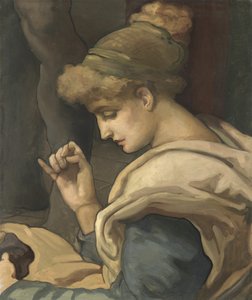 Sewing by Maurice Greiffenhagen