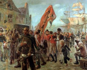 Privateers in 1806 - by Maurice Orange, late 19th century