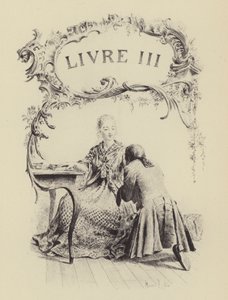 Illustration for Book III of Les Confessions de Jean-Jacques Rousseau by Maurice Leloir