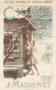 Poster for the Ballet Cigale by Jules Massenet, 1904