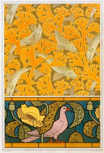 Designs for Wallpaper and Stained Glass by Maurice Pillard Verneuil