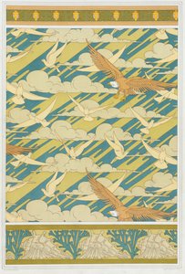 Designs for Wallpaper Border Squash Bug by Maurice Pillard Verneuil