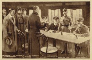 Gathering to Sign the Armistice Treaty