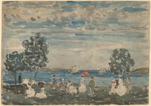 Figures on a Beach by Maurice Brazil Prendergast