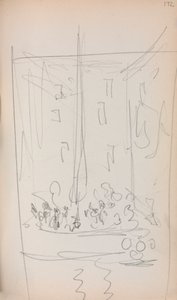 Italian Sketchbook: Boat with Figures (page 172)
