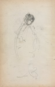 Italian Sketchbook: Standing Woman (page 1)