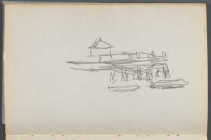 Sketchbook, The Dells: Dock by Maurice Prendergast