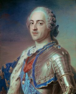 Portrait of Louis XV in Armor, with the Cords of the Order of the Holy Spirit and the Golden Fleece