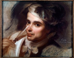 The Young Spanish Drinker by Maurice Quentin de La Tour