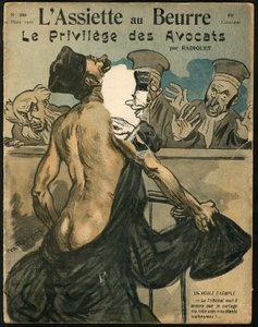 Cover of The Butter Plate, number 208, Satirical in Colors by Maurice Radiguet