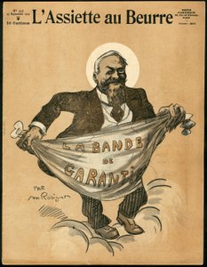 Cover of The Butter Plate, number 443, Satirical in Colors by Maurice Radiguet