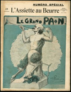 Cover of The Butter Plate, number 465, Satirical in Colors by Maurice Radiguet