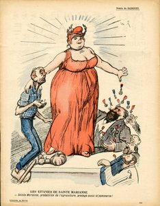 The Butter Plate, number 323, Satirical in Colors