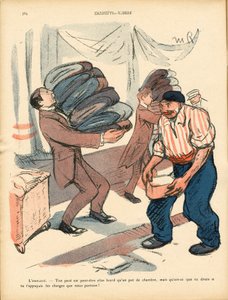 The Butter Plate, number 516, Satirical in Colors by Maurice Radiguet