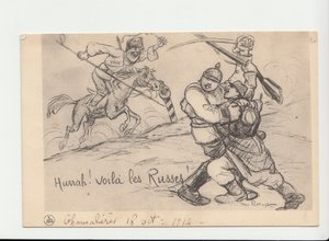 Postcard, Satirical in B&W by Maurice Radiguet