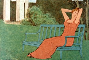 Woman in a garden