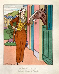 The Favorite Pony. Parisian Fashion: Stylish Tailor by Charles Frederic Worth