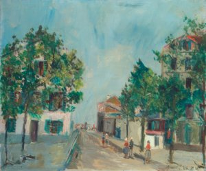Bourg-la-Reine von Maurice Utrillo