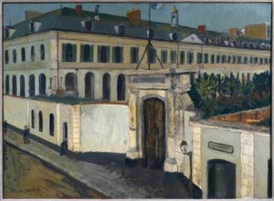 The Military Hospital Saint-Martin by Maurice Utrillo