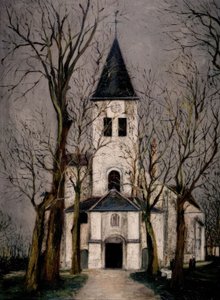 Church of Chatillon-sur-Seine by Maurice Utrillo