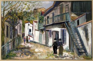 The Maquis at Montmartre by Maurice Utrillo