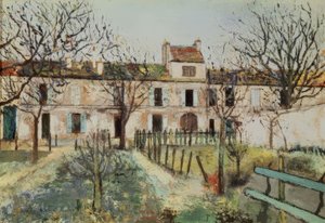 The Garden at Montmagny by Maurice Utrillo