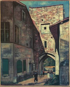 Gate in Pérouges by Maurice Utrillo