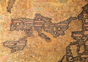 Map of Mediterranean Sea