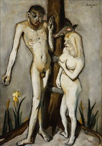 Adam and Eve by Max Beckmann