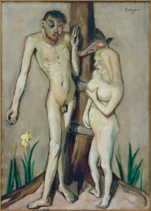 Adam and Eve by Max Beckmann