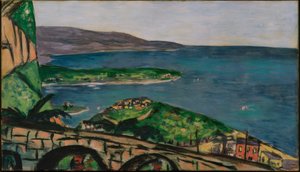 View of Cap Martin, Blue