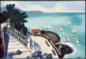 View from the Terrace in Monte Carlo by Max Beckmann