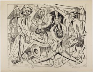 The Night by Max Beckmann