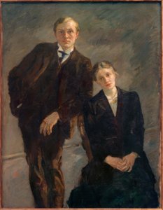 Double Portrait of Max Beckmann and Minna Beckmann-Tube