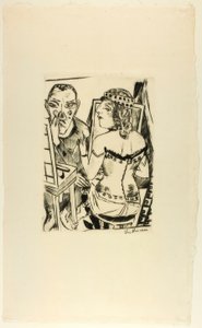 Dressing Room (plate two from Jahrmarkt)
