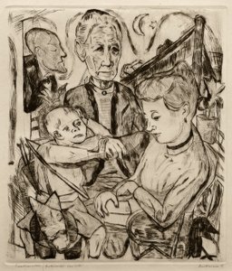 Family Scene by Max Beckmann