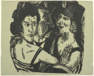 Group Portrait, Eden Bar by Max Beckmann