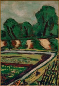 Dutch Bicycle Path by Max Beckmann